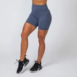 Muscle Nation Scrunch Bum Signature Scrunch Bike Shorts - Titanium