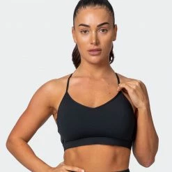 Muscle Nation Womens Free Throw Bralette - Black