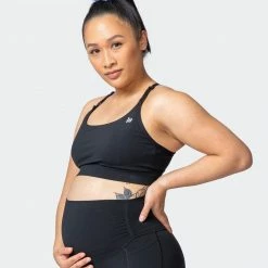 Muscle Nation Womens MN Classic Maternity Bra - Black