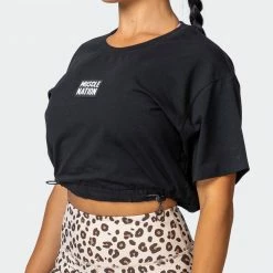 Budget 🥰 Muscle Nation Point Guard Tee - Black 🌟 12 Muscle Nation Point Guard Tee - Black