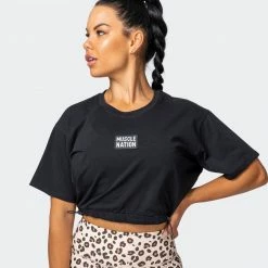 Budget 🥰 Muscle Nation Point Guard Tee - Black 🌟 13 Muscle Nation Point Guard Tee - Black