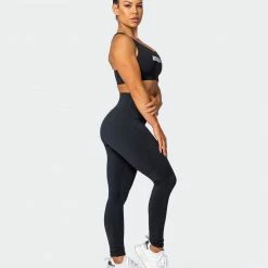 Muscle Nation Strike Bra - Black Womens