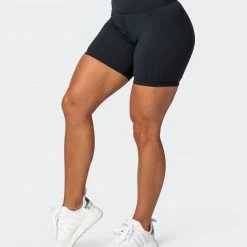 Brand new 🥰 Muscle Nation Prize Fighter Bike Shorts - Black W/ White & Cashmere Blue 👩 Womens ❤️ 20 Muscle Nation Prize Fighter Bike Shorts - Black W/ White & Cashmere Blue Womens