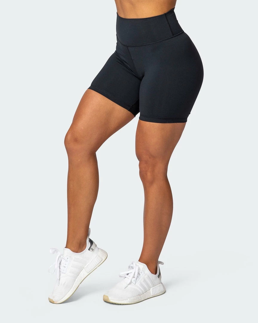 Brand new 🥰 Muscle Nation Prize Fighter Bike Shorts - Black W/ White & Cashmere Blue 👩 Womens ❤️ 11 Muscle Nation Prize Fighter Bike Shorts - Black W/ White & Cashmere Blue Womens