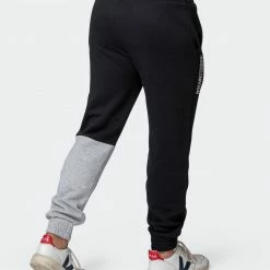 Budget 🤩 Muscle Nation Fast Break Trackies - Black/Light Grey Marl 🤩 22 Muscle Nation Fast Break Trackies - Black/Light Grey Marl