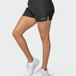 Flash Sale โญ Muscle Nation ๐ฉ Womens Bolt Training Shorts - Black ๐ 13 Muscle Nation Womens Bolt Training Shorts - Black