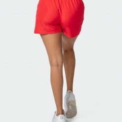 Discount ๐ฅฐ Muscle Nation ๐ฉ Womens Bolt Training Shorts - Hot Red ๐ 16 Muscle Nation Womens Bolt Training Shorts - Hot Red