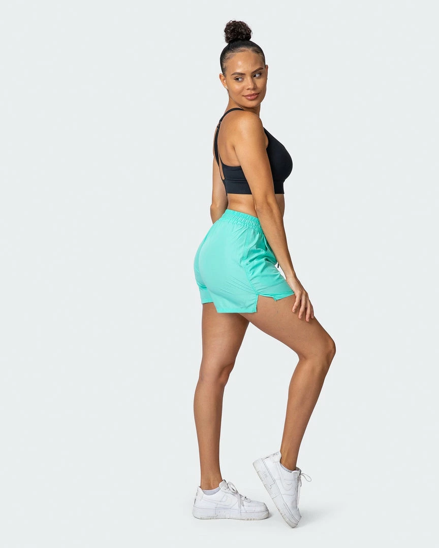 New ๐ Muscle Nation Bolt Training Shorts - Sea Glass ๐ 10 Muscle Nation Bolt Training Shorts - Sea Glass