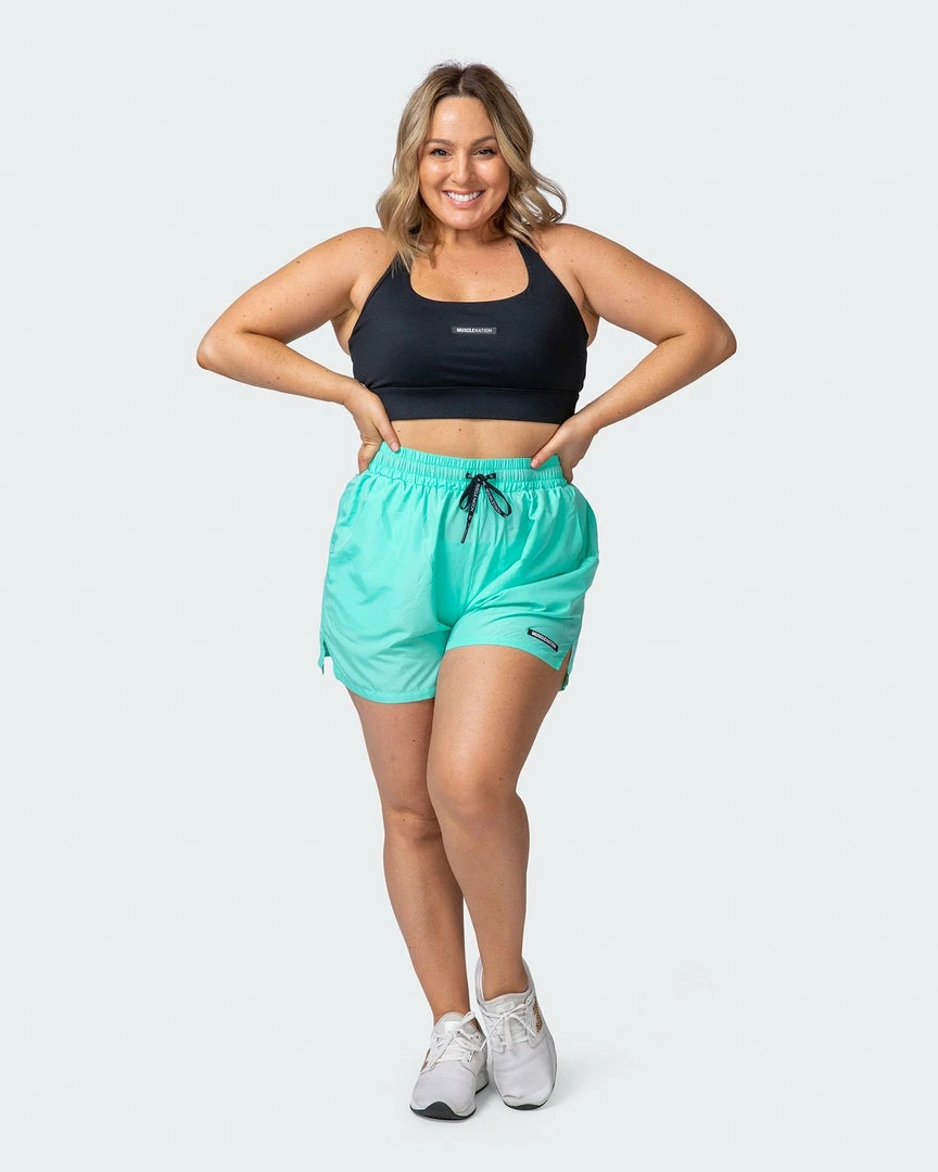 New ๐ Muscle Nation Bolt Training Shorts - Sea Glass ๐ 11 Muscle Nation Bolt Training Shorts - Sea Glass