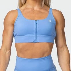 Muscle Nation Featured Bounce Defence Bra - Arctic Blue