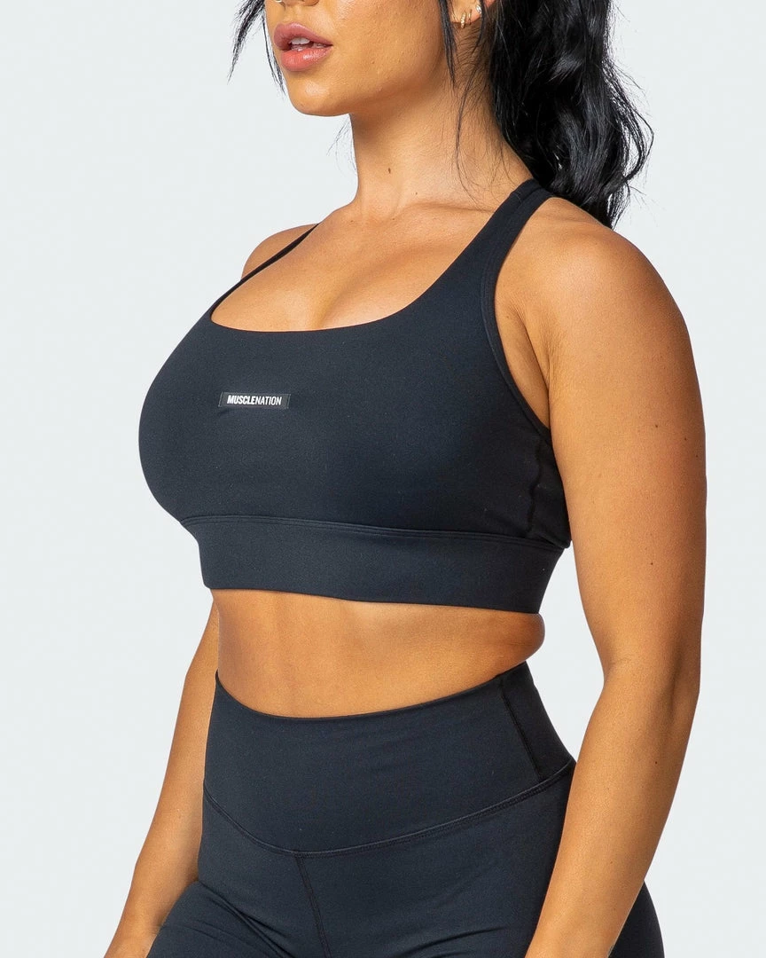 Cheapest ๐ Muscle Nation Brace Yourself Bra - Black ๐งจ 5 Muscle Nation Brace Yourself Bra - Black
