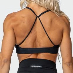 Muscle Nation Braided Bralette - Black