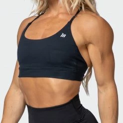 Muscle Nation Braided Bralette - Black