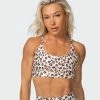 Muscle Nation Braided Bralette - Cheetah Print Featured