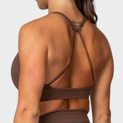 Muscle Nation Braided Bralette - Chestnut Featured