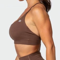 Muscle Nation Braided Bralette - Chestnut Featured