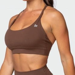 Muscle Nation Braided Bralette - Chestnut Featured