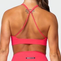 Muscle Nation Braided Bralette - Paradise Pink Featured