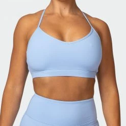 Muscle Nation Womens Free Throw Bralette - Cashmere Blue