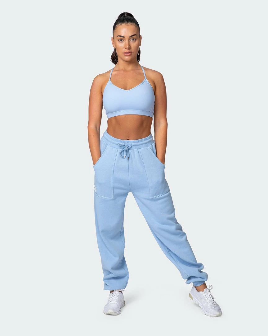 Buy 👍 Muscle Nation 👩 Womens Free Throw Bralette - Cashmere Blue 👍 7 Muscle Nation Womens Free Throw Bralette - Cashmere Blue