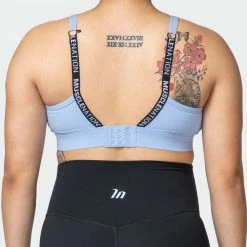 Muscle Nation MN Classic Maternity Bra - Cashmere Blue
