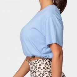 Buy ๐ฅ Muscle Nation ๐ฉ Womens Point Guard Tee - Cashmere Blue ๐คฉ 17 Muscle Nation Womens Point Guard Tee - Cashmere Blue