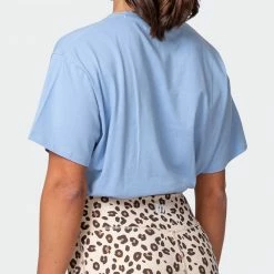 Buy ๐ฅ Muscle Nation ๐ฉ Womens Point Guard Tee - Cashmere Blue ๐คฉ 18 Muscle Nation Womens Point Guard Tee - Cashmere Blue