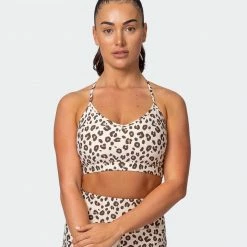 Brand new 😀 Muscle Nation 👩 Womens Free Throw Bralette - Cheetah Print ⌛ 16 Muscle Nation Womens Free Throw Bralette - Cheetah Print