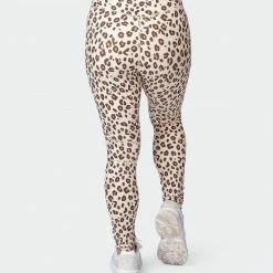 Muscle Nation Womens Maternity Superior Squat Pocket Leggings - Cheetah Print