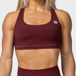 Muscle Nation Classic Bra - Merlot