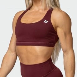 Muscle Nation Classic Bra - Merlot