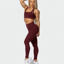 Muscle Nation Classic Bra - Merlot