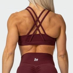 Muscle Nation Classic Bra - Merlot