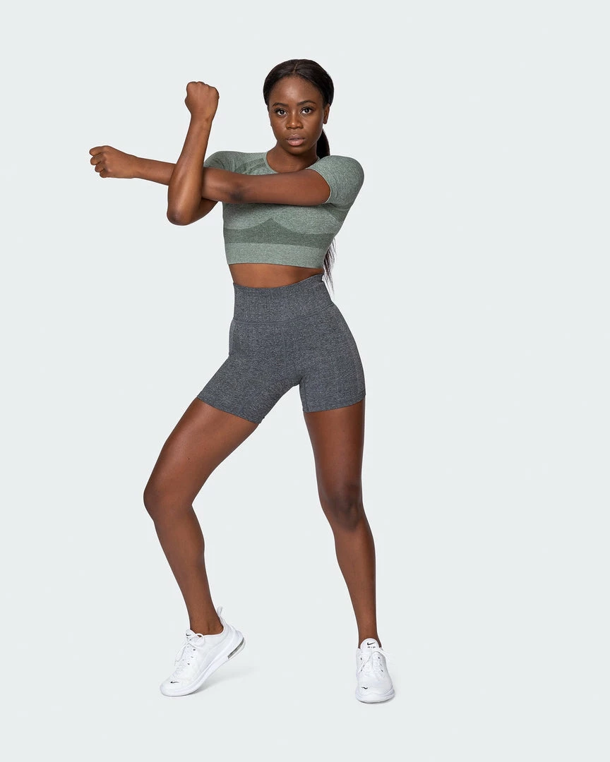 Best Sale ๐ Muscle Nation Classic Seamless Tee - Khaki Marl ๐ฉ Womens โ๏ธ 11 Muscle Nation Classic Seamless Tee - Khaki Marl Womens