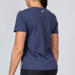 Muscle Nation Classic Womens Tee - Navy