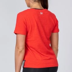 Muscle Nation Classic Womens Tee - Red