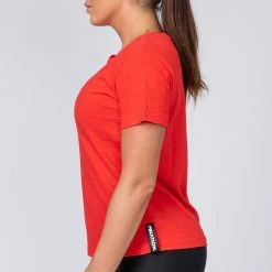 Muscle Nation Classic Womens Tee - Red