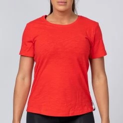 Muscle Nation Classic Womens Tee - Red