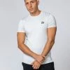 Outlet 👍 Muscle Nation ClimaFlex Tshirt - White Marl Mens 👍 2 Muscle Nation ClimaFlex Tshirt - White Marl Mens