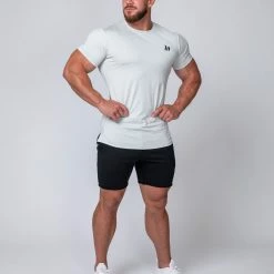 Muscle Nation ClimaFlex Tshirt - White Marl Mens