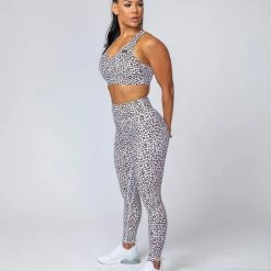 Muscle Nation Comfort Bra - Micro Leopard Womens