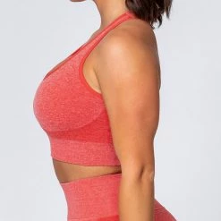 Muscle Nation Womens Comfort Seamless Bra - Poppy Marl