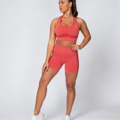 Muscle Nation Womens Comfort Seamless Bra - Poppy Marl