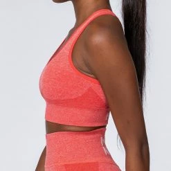 Muscle Nation Womens Comfort Seamless Bra - Poppy Marl