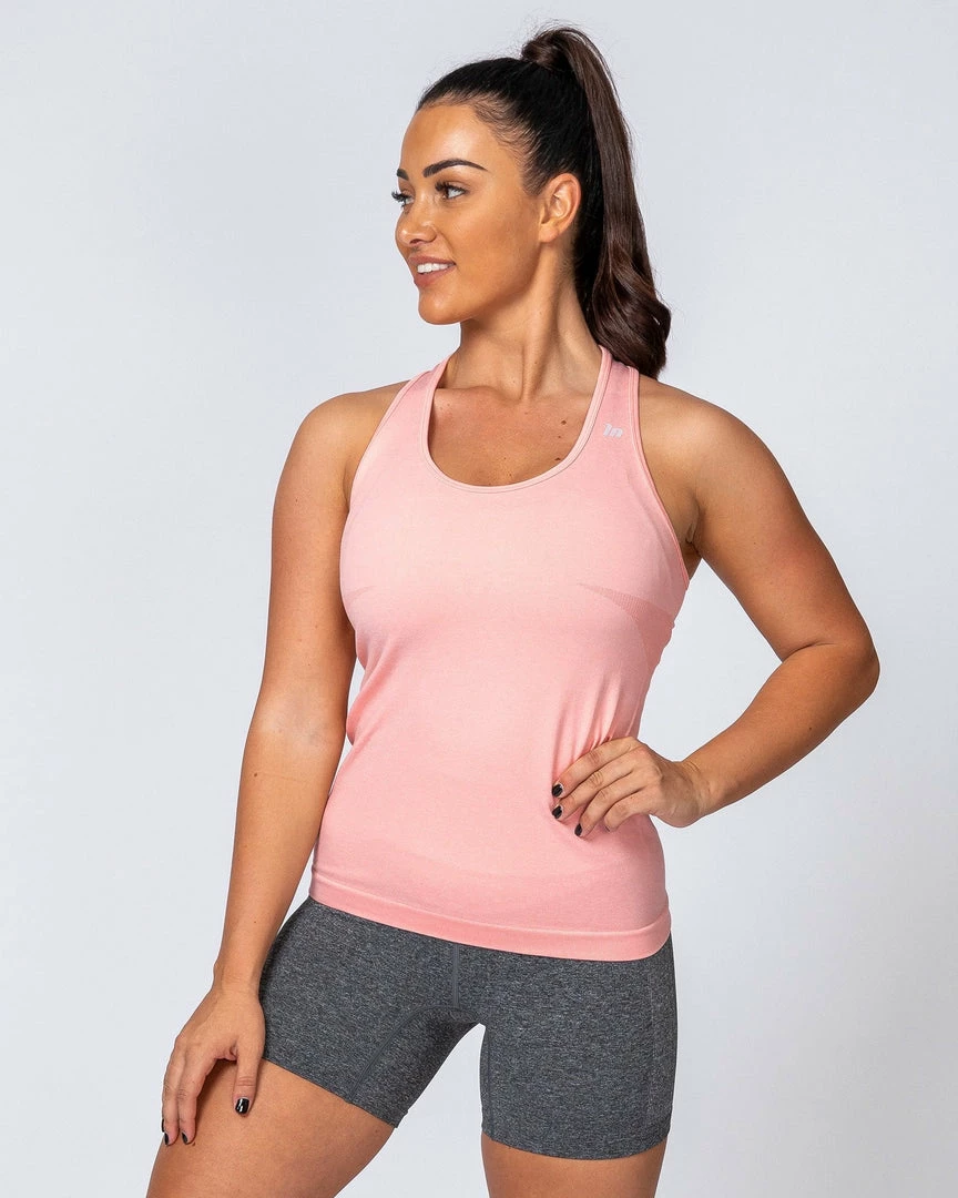 Best deal ๐ Muscle Nation ๐ฉ Womens Comfort Seamless Tank - Ballet Pink Marl ๐ฏ 3 Muscle Nation Womens Comfort Seamless Tank - Ballet Pink Marl