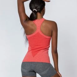 Muscle Nation Comfort Seamless Tank - Poppy Marl