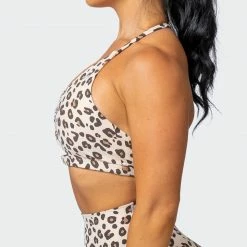 Muscle Nation Womens Coastal Bralette - Cheetah Print