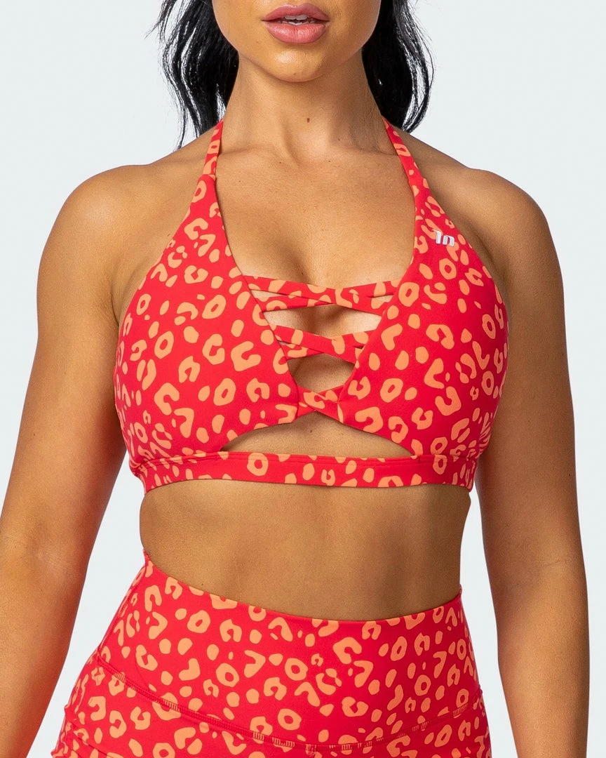 Budget 😀 Muscle Nation 👩 Womens Coastal Bralette - Vibrant Cheetah Print 🥰 4 Muscle Nation Womens Coastal Bralette - Vibrant Cheetah Print