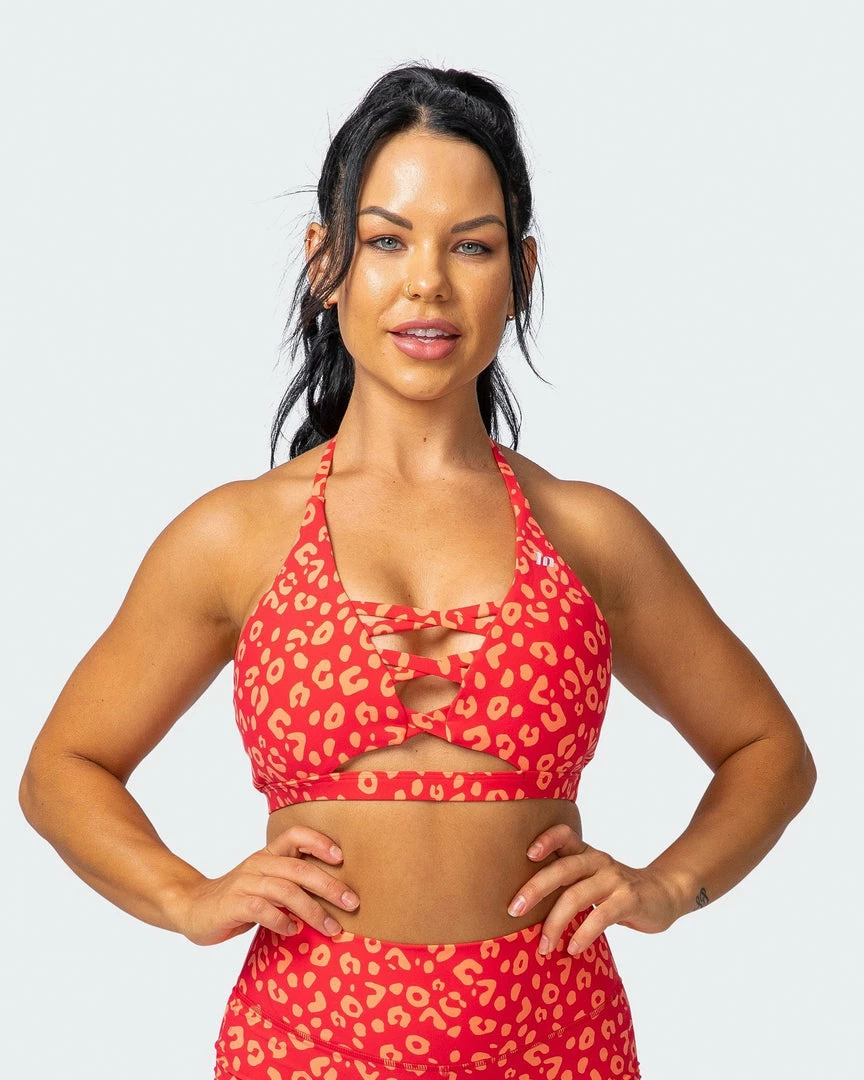 Budget 😀 Muscle Nation 👩 Womens Coastal Bralette - Vibrant Cheetah Print 🥰 10 Muscle Nation Womens Coastal Bralette - Vibrant Cheetah Print