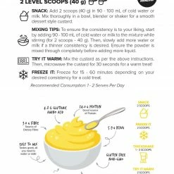 Muscle Nation CUSTARD Casein Protein - Banana - 25 Serves 30% EOFY SALE